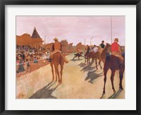 The Parade, or Race Horses in front of the Stands Fine Art Print