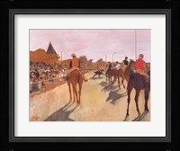 The Parade, or Race Horses in front of the Stands Fine Art Print