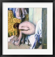 After the Bath, Woman Drying her Left Foot, 1886 Fine Art Print