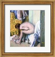 After the Bath, Woman Drying her Left Foot, 1886 Fine Art Print