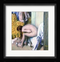 After the Bath, Woman Drying her Left Foot, 1886 Fine Art Print