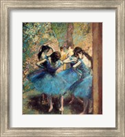 Dancers in Blue, 1890 Fine Art Print