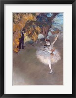 The Star, or Dancer on the Stage Fine Art Print