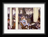 Women on a Cafe Terrace, 1877 Fine Art Print