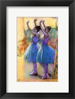 Two Blue Dancers Fine Art Print