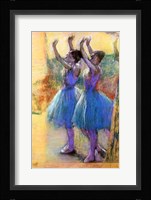 Two Blue Dancers Fine Art Print