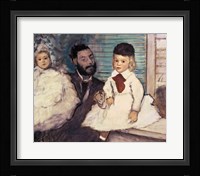 Comte Le Pic and his Sons Fine Art Print