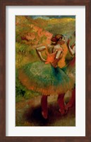 Dancers Wearing Green Skirts, c.1895 Fine Art Print