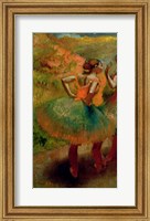 Dancers Wearing Green Skirts, c.1895 Fine Art Print