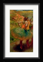 Dancers Wearing Green Skirts, c.1895 Fine Art Print
