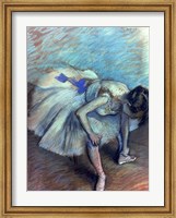 Seated Dancer - bent over Fine Art Print