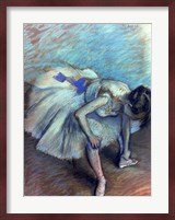 Seated Dancer - bent over Fine Art Print