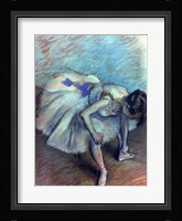 Seated Dancer - bent over Fine Art Print