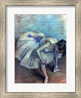 Seated Dancer - bent over Fine Art Print