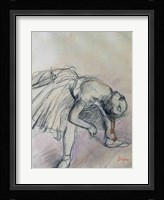 Dancer Fixing her Slipper, c.1865 Fine Art Print