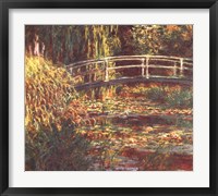 Le Bassin aux Nympheas: Harmonie Rose Fine Art Print
