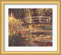 Le Bassin aux Nympheas: Harmonie Rose Fine Art Print