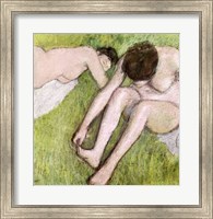 Two Bathers on the Grass Fine Art Print