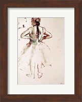 Dancer viewed from the back Fine Art Print