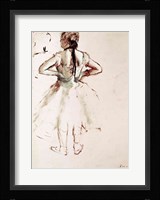 Dancer viewed from the back Fine Art Print