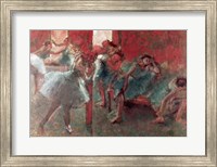 Dancers at Rehearsal - red Fine Art Print
