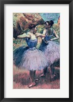 Dancers in Violet Framed Print