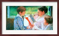 Mrs Cassatt Reading to her Grandchildren, 1888 Fine Art Print