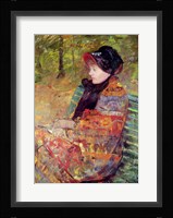 Portrait of Mlle C. Lydia Cassatt, 1880 Framed Print