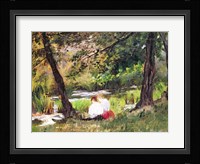 Two Seated Women Fine Art Print