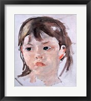 Head of a Young Girl Framed Print