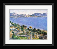 L'Estaque, View of the Bay of Marseilles Framed Print