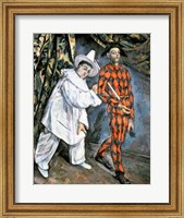Pierrot and Harlequin Fine Art Print