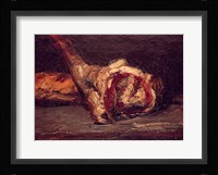 Still Life of a Leg of Mutton and Bread, 1865 Fine Art Print