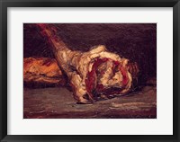 Still Life of a Leg of Mutton and Bread, 1865 Fine Art Print