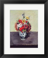 Flowers in a Delft vase Fine Art Print