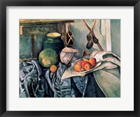 Still Life with Pitcher and Aubergines Fine Art Print