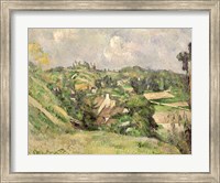 Auvers-sur-Oise, seen from the Val Harme Fine Art Print