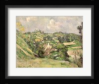 Auvers-sur-Oise, seen from the Val Harme Fine Art Print