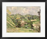 Auvers-sur-Oise, seen from the Val Harme Fine Art Print
