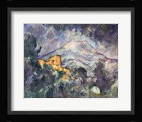 Montagne Sainte-Victoire and the Black Chateau Fine Art Print