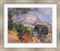 Montagne Sainte-Victoire au-dessus de la route du Tholonet Fine Art Print