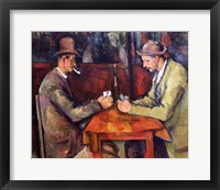 The Card Players, 1893-96 Framed Print