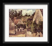 Crossroads at the Rue Remy, Auvers, c.1872 Fine Art Print