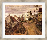 The Village Road, Auvers, c.1872-73 Fine Art Print