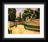 Houses Along a Road, c.1881 Fine Art Print