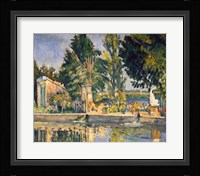 Jas de Bouffan, the pool, c.1876 Fine Art Print