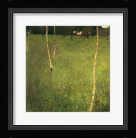 Farmhouse with Birch Trees, 1900 Fine Art Print