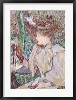 Woman with Gloves, 1891 Fine Art Print