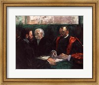 Examination at the Faculty of Medicine, 1901 Fine Art Print