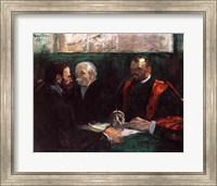 Examination at the Faculty of Medicine, 1901 Fine Art Print